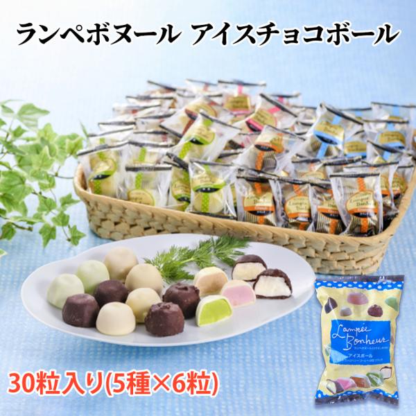 厳選した材料でつくったアイスを、チョコレートで丁寧にコーティングした一口アイスです。外側のチョコとアイスが口の中でバランスよく滑らかに溶け合う、口当たりのよいアイスです。■バニラ：バニラアイスをチョコレートでコーティング■コーヒー：コーヒー...