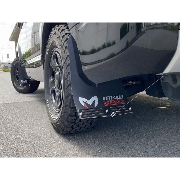 【ikki】デリカD5 MKW オフロードマッドフラップ 4枚セット fuji-tire_p408350