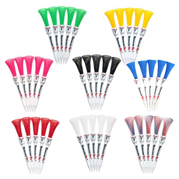 世界の飛ばし屋が選んだティモノフィラメント構造ティ上部に従来品よりも柔らかく、「柔軟性」と「軽さ」がある単繊維を織り込む形状(モノフィラメント構造)を採用。ボールとの摩擦抵抗を軽減させる他、初速の向上やスピン量の減少が実現。商品詳細◆長さ（...