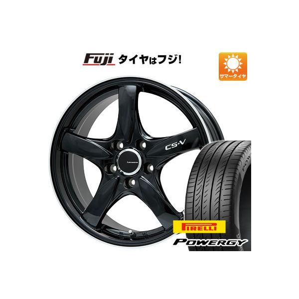 【新品国産車用 5穴114.3車】 夏タイヤ ホイール4本セット 215/45R18 ピレリ パワジー レアマイスター CS-V 18インチ