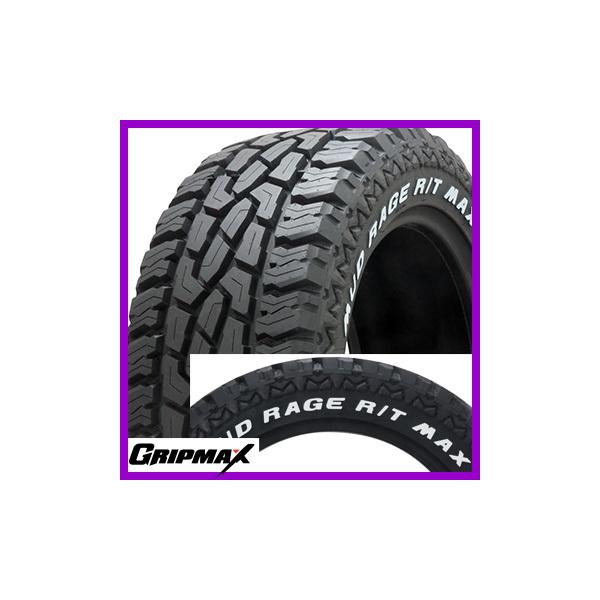 4�{�Z�b�g GRIPMAX �O���b�v�}�b�N�X �}�b�h���C�WR/T MAX RWL �z���C�g���^�[(����) 145R14C 85/83Q �ă^�C�� �T�}�[�^�C���P�i