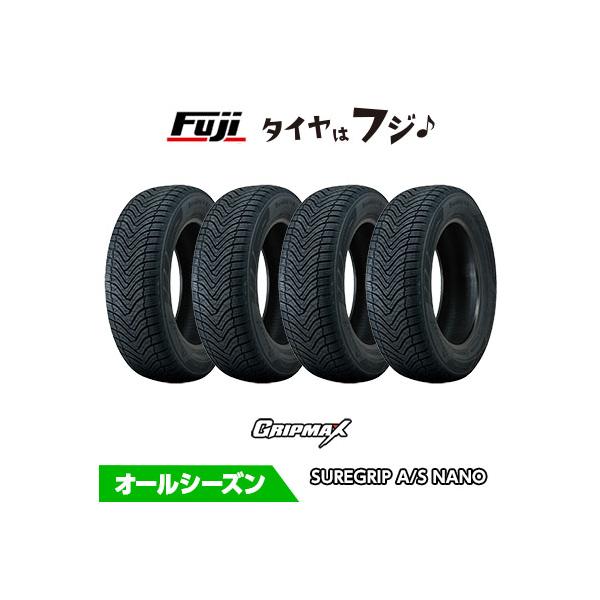 4本セット GRIPMAX グリップマックス シュアグリップ オールシーズン ナノ(限定) 195/60R17 90H オールシーズンタイヤ単品