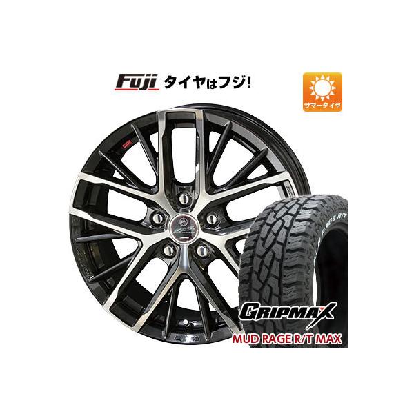 【新品国産5穴114.3車】 夏タイヤ ホイール4本セット 225/65R17 グリップマックス マッドレイジR/T MAX RWL(限定) 共豊  スマック プライム レヴィラ 17インチ