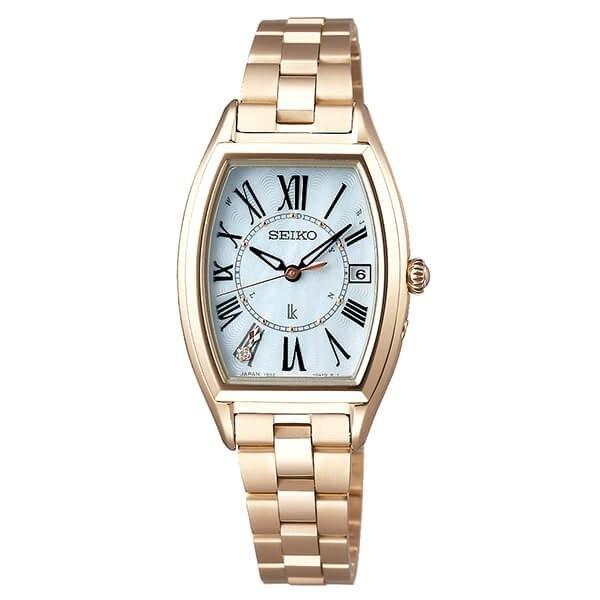 【希少✨美品】セイコー ルキア レディース 腕時計 1Pダイヤ ソーラー電波 SEIKO LUKIA ルキアSSQW046 1Pダイヤ付きソーラー電波時計