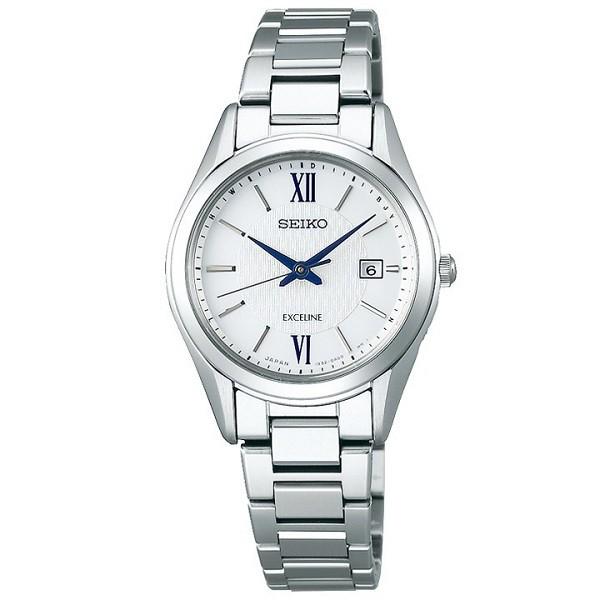 Exceline Exceline SEIKO セイコー腕時計 ソーラー電波時計レディスモデル エクセリーヌSWCW145 SEIKO セイコー EXCELINE レディース 腕時計 ソーラー