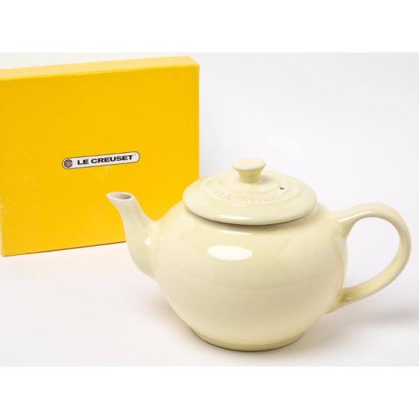LE CREUSET - ル・クルーゼ　イースターコレクション　カスタードイエロー 送料無料】LE CREUSET ル・クルーゼ ティーポットフィルター付き