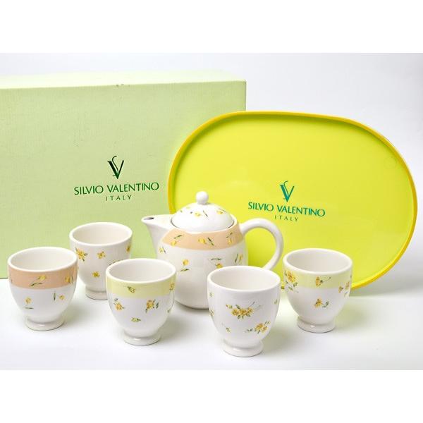 送料無料】SILVIO VALENTINO シルビオ バレンチノ お花のティーセット