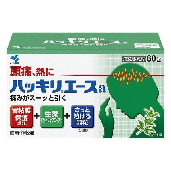 "● 胃粘膜保護成分を配合した胃にやさしい頭痛薬● 生薬鎮痛成分(シャクヤクエキス)を配合した頭痛薬● 早くとけるさわやかな緑の顆粒● 非アスピリン製剤です● 眠くなる成分は配合していません"