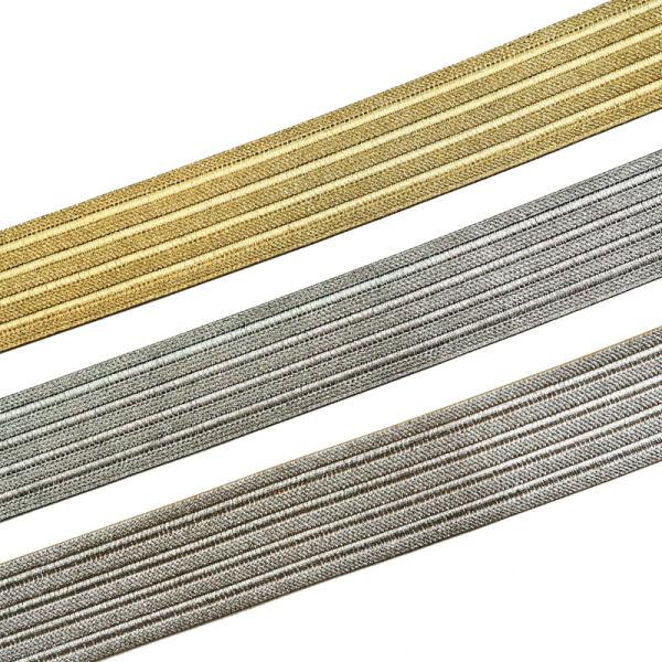 品番FI80685cmの広巾ゴムです。ラメ感が強いので衣装に映えます。※在庫限りで終了品の為、お求めやすい価格で販売しております※刺繍のずれや汚れが入ってしまう場合がございます1m単位で販売いたします。価格は1mあたりの価格です。ご注文例(...