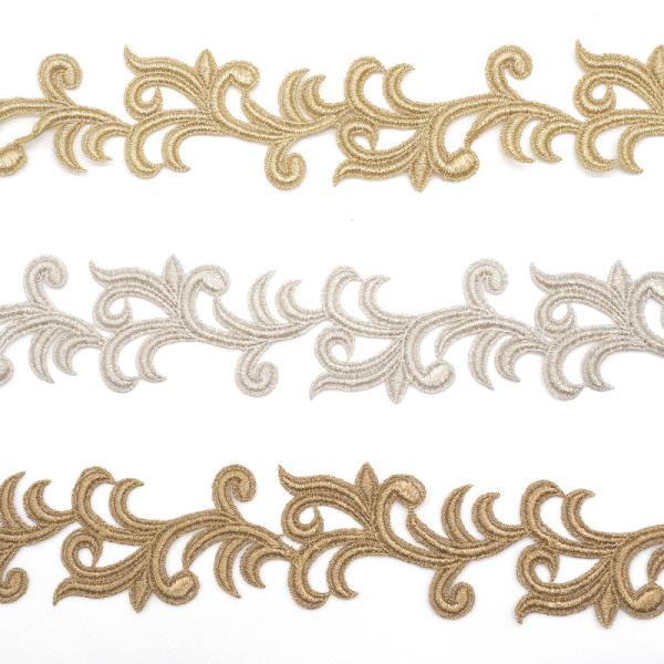 【商品詳細】品番FM8483詳細新体操やバレエ、その他衣装の飾りとして大人気のブレードです。ブレードとして繋げて衣装の裾に縫い付けたり、切り離してモチーフとしてもお使いいただけます。販売単位50cm以上10cm単位で販売いたします。価格は1...