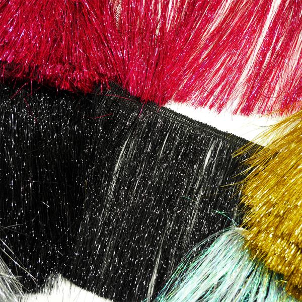 20cmパリピフリンジ(全11色) 数量「5」から 10cm単位販売