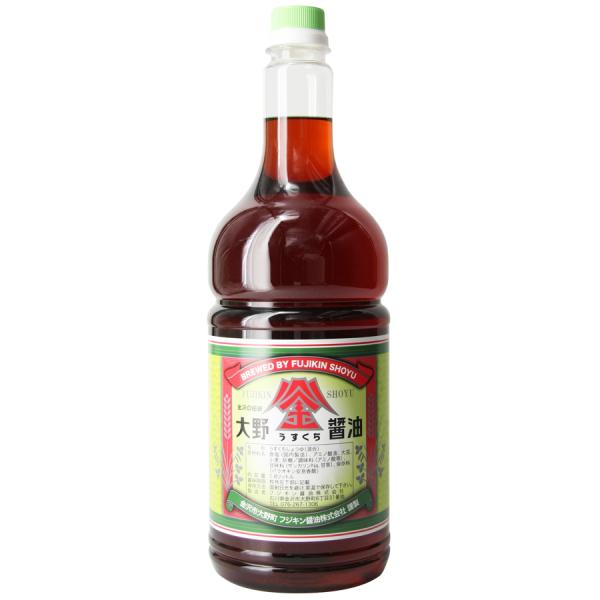 大野醤油（うすくち）1800ml