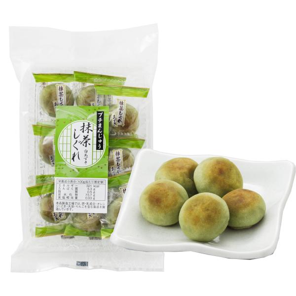 [Release date: November 14, 2025]品名　プチまんじゅう　抹茶しぐれ　白あずき名称　半生菓子（抹茶しぐれ）原材料名　餡（生あん、砂糖、水飴）（国内製造）、甘納豆（砂糖、小豆）抹茶粉末、植物油脂／ソルビトール、着...