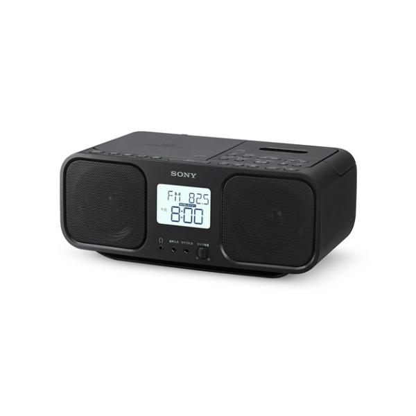 SONY CDラジカセ CFD-S401 ブラック 大型ディスプレイで見やすい