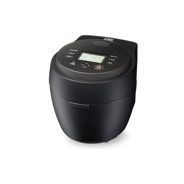 本炭釜 三菱 炊飯器 紬 NJ-BW10F-B 炭漆黒 1.0L（5.5合）炊き もち