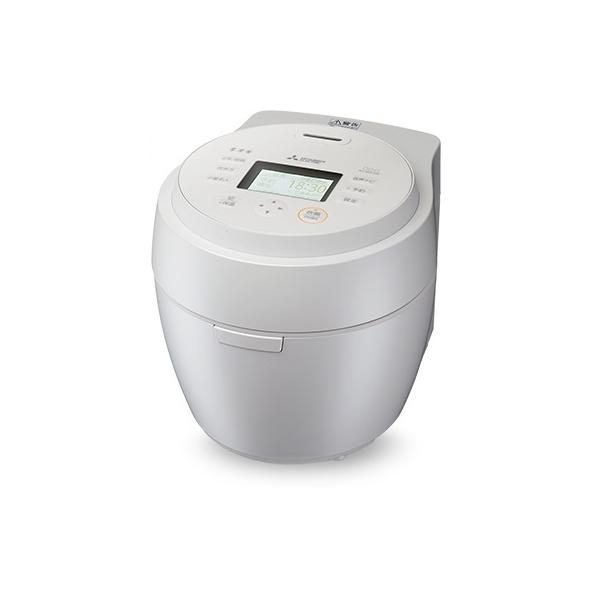 本炭釜 三菱 炊飯器 紬 NJ-BW10F-W 白真珠 1.0L（5.5合）炊き もち