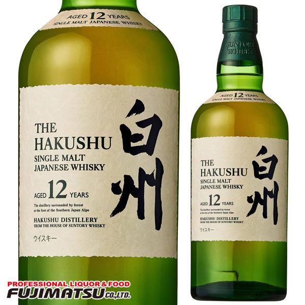 サントリー シングルモルトウイスキー 白州 12年 700ml 箱なし SUNTORY　  父の日 暑中見舞い ギフト 御祝 熨斗