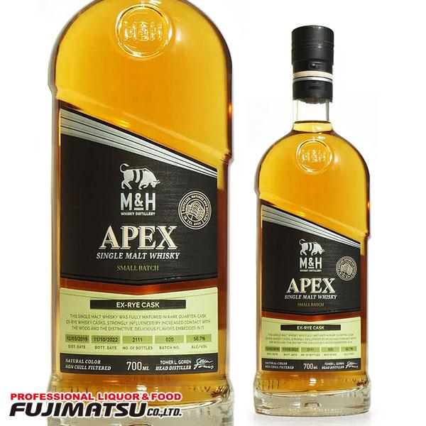 決算セール特価】M&H APEX ex-Rye Cask 700ml (M＆H M＆H M&H