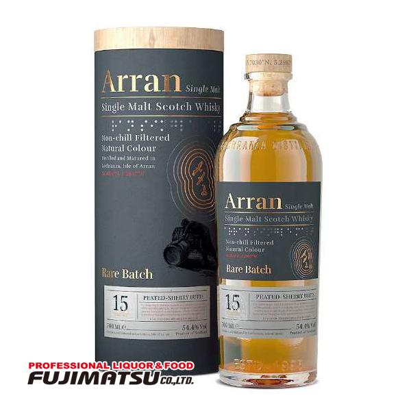 【決算セール特価】【限定品】アラン レアバッチ 15 年 ピーテッド シェリーバット 700ml カスクストレングス 54.4%　 暑中見舞い ギフト 御祝 熨斗