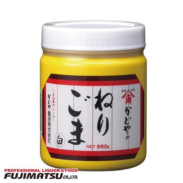 皮をむいた白ごまを煎ってから練り上げ、ペースト状にした製品。ごま本来の味が生きています。使用例として、ごま豆腐・しゃぶしゃぶのタレ・焼き肉のタレなどにおすすめです。【商品情報】■原材料：胡麻■内容量：550g■製造：かどや製油-------...