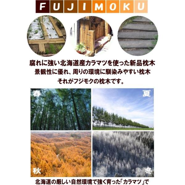 10本セット 砂利 石 枕木 枕木 庭 外構 花壇 門柱 北海道産 10本セット マースブラウン 0 75 00 カラマツ枕木