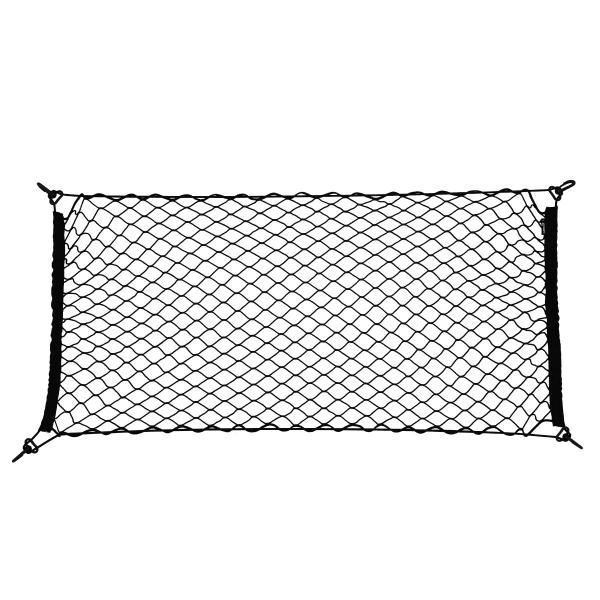 ★ラゲッジネット（Ｍサイズ）　４５ｃｍ×１００ｃｍ★・トランクの荷物を固定するネットとなります。・素材：ゴム、プラスチック、ナイロン　・セット内容：ラゲッジネット本体、ネット固定フック×４つ※仕様は予告なく変更となる場合がございます。　予め...