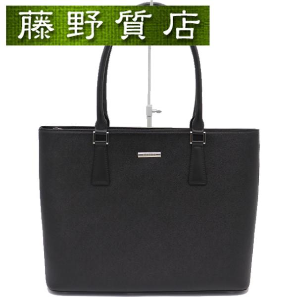 BURBERRY（バーバリー） （美品）バーバリー トートバッグ レザー 黒