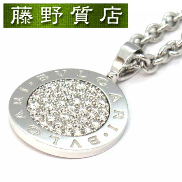 BVLGARI ブルガリブルガリ パヴェダイヤモンド ネックレス 750WG 楽天市場】ブルガリ【BVLGARI】750K18WGパヴェダイヤ/オニキス