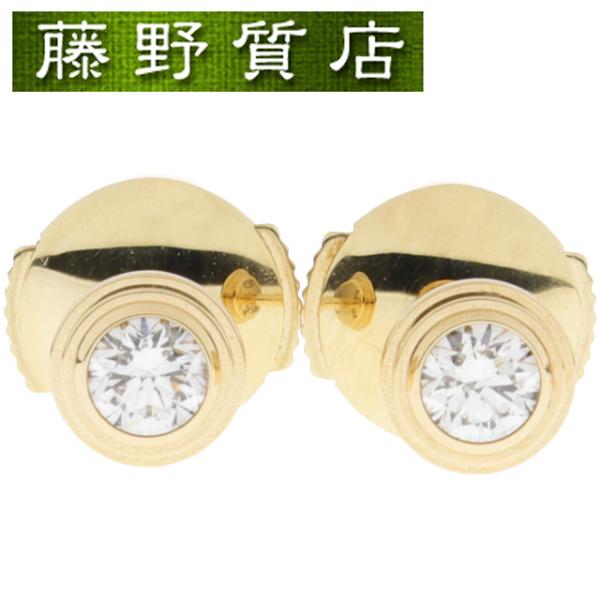 カルティエ ダムール CARTIER ディアマンレジェ ダイヤ ピアス MM K18