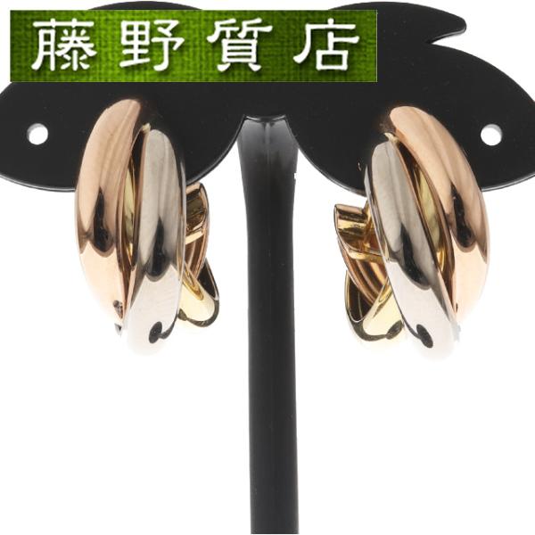 Cartier Trinity イヤリング ピアス TRINITY（Cartier） (美品)カルティエ CARTIER トリニティ ピアス 3連