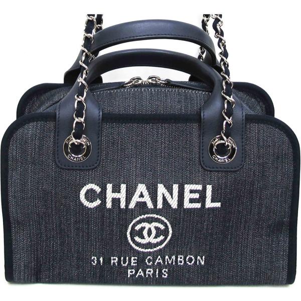 CHANEL（シャネル） 美品 ドーヴィル 2Way ボーリング ショルダー