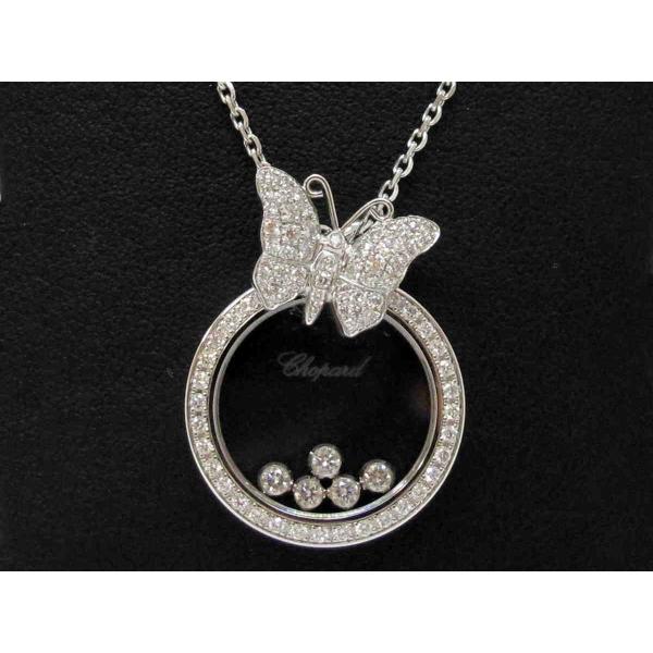 Sakutan⭐︎2様の 新品同様 ショパール 研磨済み ハッピーダイヤ ネックレ Sakutan⭐︎2様の 新品同様 ショパール 研磨済み ハッピーダイヤ