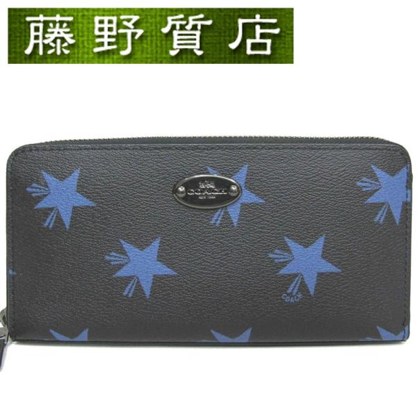 COACH コーチ スター星 シグネスチャー ラウンドファスナー長財布新品未使用 Brandol / COACH コーチ ラウンドファスナー長財布 シグネチャー