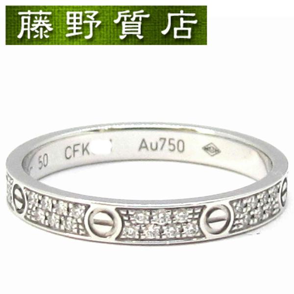 カルティエ ラブリング 18K WG 正規店洗浄済み クリスマスプレゼントにも