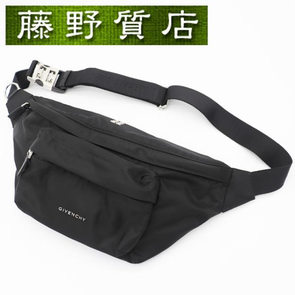 GIVENCHY ボディバッグ 黒 GIVENCHY（ジバンシィ） （美品）ジバンシー エッセンシャル U ボディ