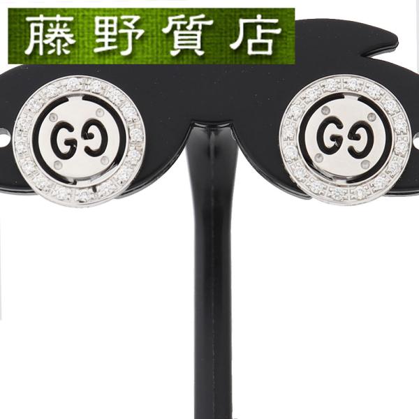美品　GUCCI GGアイコンピアス　片耳‼️ GG （新品仕上げ済）グッチ GUCCI GGアイコン ダイヤ ピアス K18