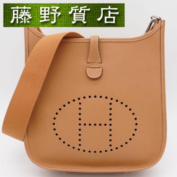 良品　エルメス　エヴリン　ドゥ　2 PM ベージュ系 エヴリン エルメス HERMES エブリン 2PM ナチュラル ベージュ