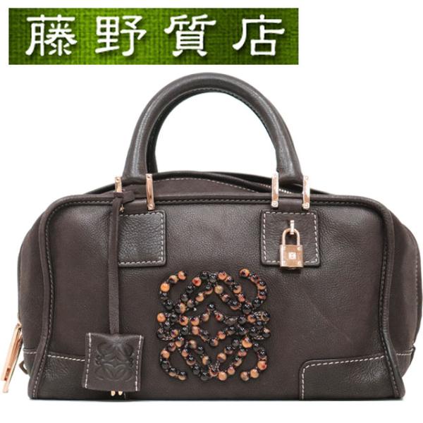 LOEWE ロエベ アマソナ　ハンドバッグ28 ブロンズ　ゴールド Amazona（LOEWE） ロエベ LOEWE アマソナ28 ハンドバッグ レザー