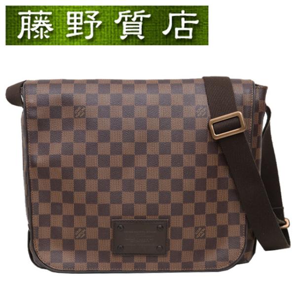 ルイヴィトン LOUIS VUITTON ブルックリンMM ダミエ ブラウン系金具 N51211 ショルダーバッグ メッセンジャーバッグ 斜め掛け 8178 ブルックリン ルイヴィトン LOUIS VUITTON ブルックリンMM ダミエ