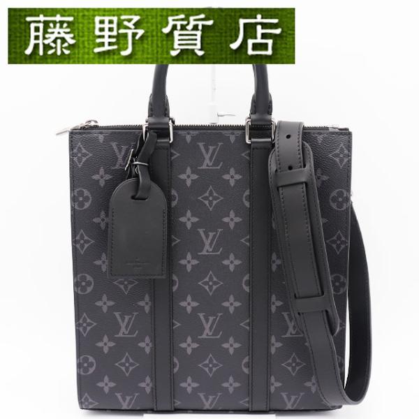 超極美品　ルイヴィトン　モノグラム　エクリプス　サックプラ　クロス　ハンドバッグ LOUIS VUITTON（ルイ・ヴィトン） （美品）ルイヴィトン サックプラ