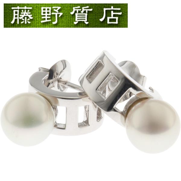 ミキモト パール ピアス K18 WG MIKIMOTO（ミキモト） （新品仕上げ済）ミキモト パール ピアス K18 WG