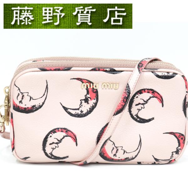 miu ミュウミュウ MIUMIU ムーンフェイス ミニ ショルダー