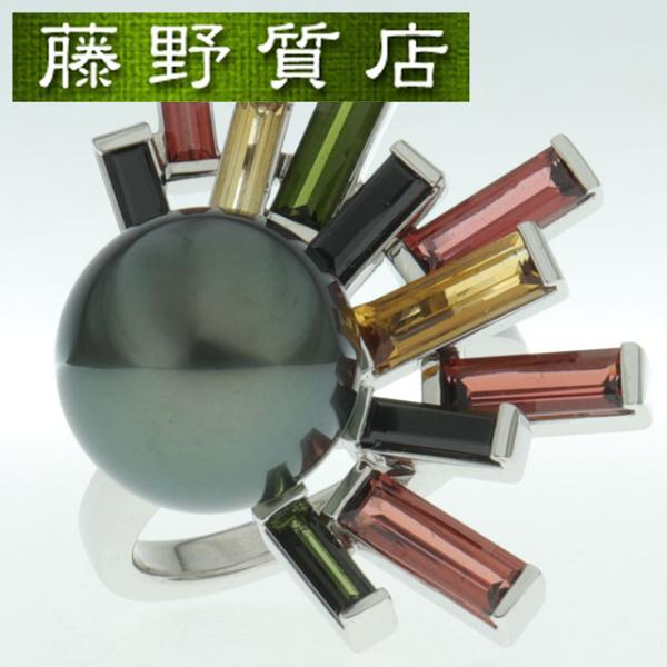 13/美品 田崎真珠 タサキ 750 パール約4.1-5.5mm珠 リング 指輪 TASAKI (新品仕上げ済）タサキ 田崎 エニーマ パール リング