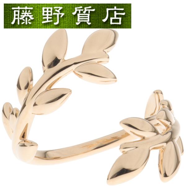 Tiffany オリーブ リーフ バイパス リング5号　美品 ティファニーの「オリーブ リーフ バイパス リング」の