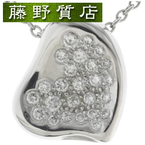 （新品仕上げ済）ティファニー TIFFANY フルハート ダイヤ ネックレス PT950 プラチナ ダイヤモンド ペンダント ブランドジュエリー 9016