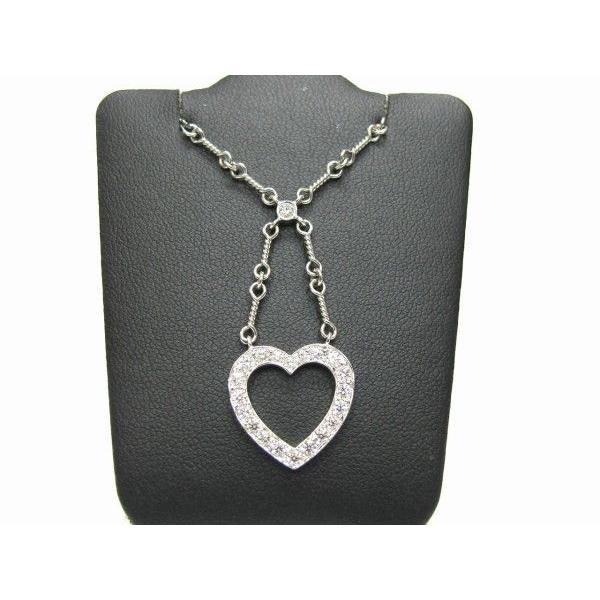 TIFFANY&Co.（ティファニー） ハートネックレス PT プラチナ ダイヤ 