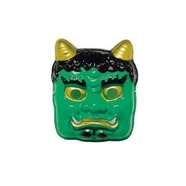 青おに お面