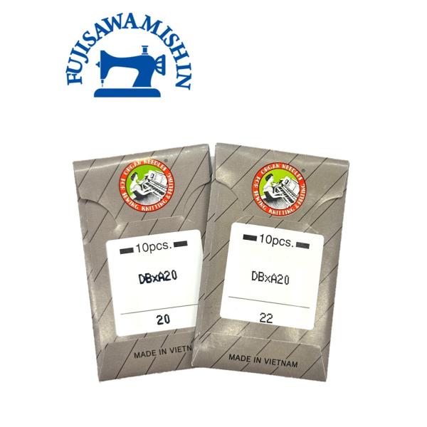 ミシン針のトップメーカーオルガン社製のミシン針です。通常のミシン針ＤＢ×１の場合は、針の取付部分(幹)の直径が19番以上は太いため、標準仕様のミシンには19番以上は針が取り付けることが出来ませんが、このミシン針　DB×A20は19番以上でも...