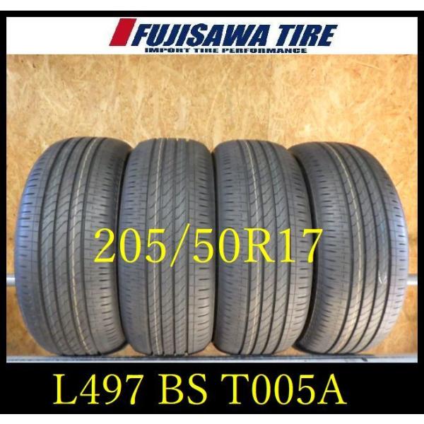 【新車外し】【送料込み】ブリヂストン トランザ 205/50R17 4本セット L497】G◇送料無料◇2025年製造 約9部山 新車外し◇BRIDGESTONE