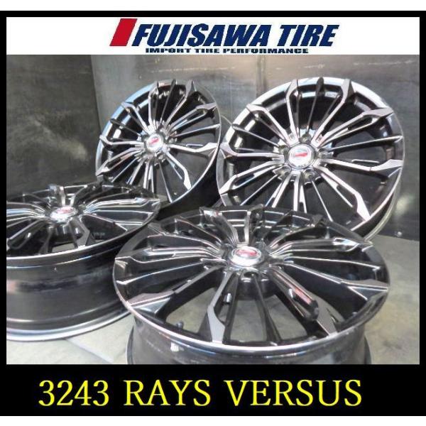 RAYS 【3243】A送料無料△RAYS VERSUS STRATAGIA Triaina△18x7.0J 5H